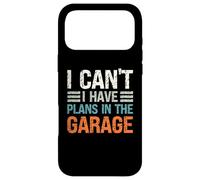 I Can't I Have Plans in The Garage Mechanic Car Amateur Coque pour iPhone 17 Pro Max