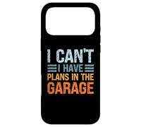I Can't I Have Plans in The Garage Mechanic Car Amateur Coque pour iPhone 17 Pro Max