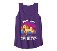 I can't I have plans with my Shetland Pony Poney Shetland Débardeur