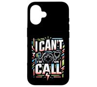 I Can't I'm on Call Médecin de la santé Passion ||- Coque pour iPhone 16