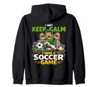 I Can't Keep Calm Joueur du Jour du Match de Football Sweat à Capuche