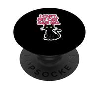 I Can't My Cat Said No Funny PopSockets PopGrip Adhésif