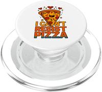 I Can't Resist Pizza, drôle, nourriture kawaii, amateur de pizza PopSockets PopGrip pour MagSafe