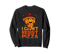 I Can't Resist Pizza, drôle, nourriture kawaii, amateur de pizza Sweatshirt