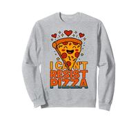 I Can't Resist Pizza, drôle, nourriture kawaii, amateur de pizza Sweatshirt