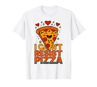 I Can't Resist Pizza, drôle, nourriture kawaii, amateur de pizza T-Shirt