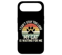 I Cant Stay Too Long My Cat is Waiting for Me Introvert Paws Coque pour iPhone Air