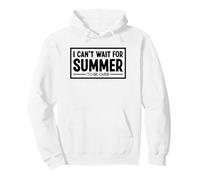 I Can't Wait for Summer to be Over Je déteste l'été Météo Sweat à Capuche