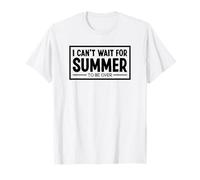 I Can't Wait for Summer to be Over Je déteste l'été Météo T-Shirt