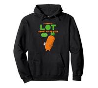 I Carrot A Lot About My Health - Go Vegan (Graphique Amusant) Sweat à Capuche