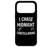 I Chase Midnight Constellations Citation Humoristique d'observation des étoiles Coque pour iPhone 17 Pro Max
