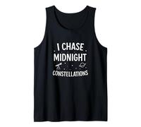 I Chase Midnight Constellations Citation humoristique d'observation des étoiles Débardeur