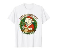 I Check The List 6-7 Ours Polaire - T-Shirt Père Noël Meme T-Shirt