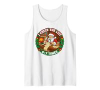 I Check The List 6-7 Times - T-Shirt Père Noël Meme Débardeur