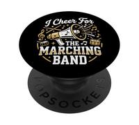 I Cheer for The Marching Band PopSockets PopGrip Adhésif