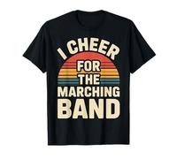 I Cheer for The Marching Band Support Cheer Vibes |- T-Shirt