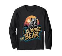 I Choose The Bear, Women Choose Bear Funny Manche Longue