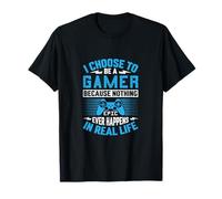 I Choose to be a Gamer Funny Gaming Quotes for Players T-Shirt