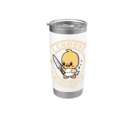 I choose Violence Funny Cute Duck Tenant un couteau Gobelet isotherme en acier inoxydable double paroi