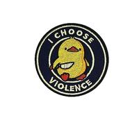 I Choose Violence - Patch Moral Militaire, Meme, Crochet et Boucle, Sac à Dos Tactique, Murph, Propriété d'un Vétéran