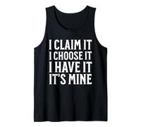 I Claim It Inspirational Motivational Abundance Manifesting Débardeur