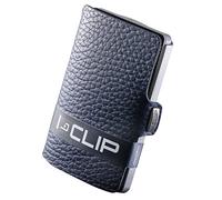I-CLIP Original Mini Wallet avec Pince à Billets - Portefeuille Fin - Porte-Monnaie en Cuir - Portefeuille Premium - Porte-Cartes - Pur Bleu