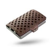 I-CLIP Original Silver Porte-monnaie pour femme, marron, S, Moderne