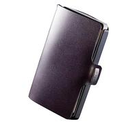 I-CLIP Titan Porte-Cartes de crédit ultraléger highEnd avec Pince à Billets Interchangeable - Porte-Cartes en Titane Durable - Porte-Monnaie - Cadre en Titane DLC Cordovan Bordeaux