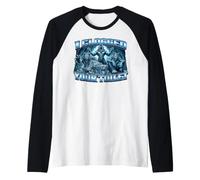 I Clogged Your Toilet Funny Alpha Wolf Meme Stupid Brainrot Manche Raglan