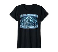 I Clogged Your Toilet Funny Alpha Wolf Meme Stupid Brainrot T-Shirt Graphique avec Valeur