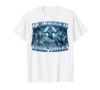 I Clogged Your Toilet Funny Alpha Wolf Meme Stupid Brainrot T-Shirt Graphique avec Valeur