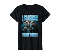 I Clogged Your Toilet Humour Singe T-Shirt Graphique avec Valeur