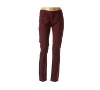 i.code (by ikks) jeans femme de couleur rouge