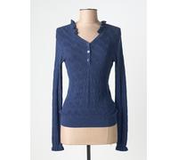 i.code (by ikks) pulls et sweat-shirts femme de couleur bleu 34