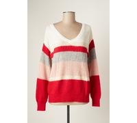 i.code (by ikks) pulls et sweat-shirts femme de couleur rouge 34