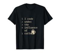 I Code sous l'influence du café Gaming Esports T-Shirt