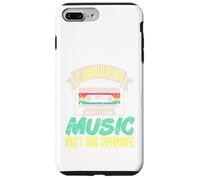 I Collect Music What's Your Superpower? Cadeau Amusant rétro Coque pour iPhone 7 Plus/8 Plus