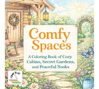 I Color Stuff: Comfy Spaces: A Coloring Book of Cozy Cabins, Secret Gardens, and Peaceful Nooks