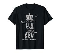 I Control The Sky Air Traffic Contrôleur de vol T-Shirt
