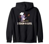 I Cook A Lotl, Funny Axolotl Cooking Sweat à Capuche