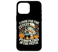 I Cook for The Cutest Pumpkins School Halloween Lunch Lady Coque pour iPhone 16 Pro Max