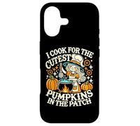 I Cook for The Cutest Pumpkins School Halloween Lunch Lady Coque pour iPhone 17