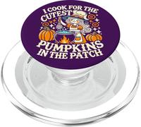 I Cook for The Cutest Pumpkins School Halloween Lunch Lady PopSockets PopGrip pour MagSafe