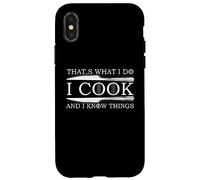 i cook that's what know things, good at cooking Coque pour iPhone X/XS