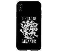 I Could Be Meaner Medusa Mythologie Grecque Autonomisation des Femmes Coque pour iPhone XS Max