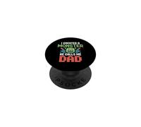 I Created A Monster He Calls Me Dad PopSockets PopGrip Adhésif
