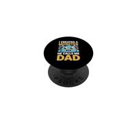 I Created A Monster He Calls Me Dad PopSockets PopGrip Adhésif