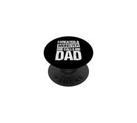 I Created A Monster She Calls ME Dad Funny Dad Blague PopSockets PopGrip Adhésif
