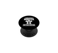I Created A Monster She Calls Me Dad - Funny Monster Dad PopSockets PopGrip Adhésif