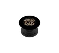 I Created A Monster She Calls Me Dad PopSockets PopGrip Adhésif